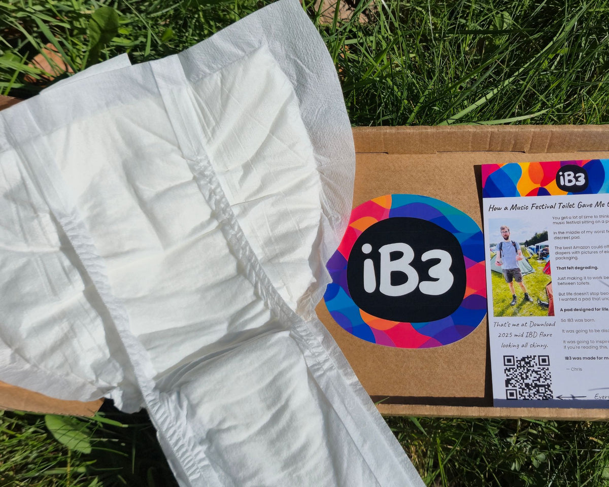 IB3 Discreet pad for mild to moderate bowel leakage and urgency confidence.