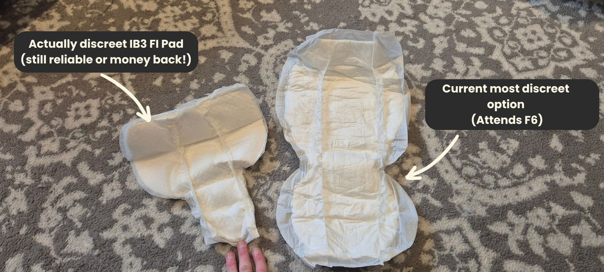 The IB3 Discreet Faecal Specific Pad